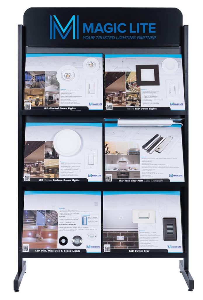 Merchandising Display - 3-SHELF FLOOR DISPLAY