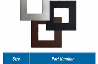 Accessory - Trim Rings For LED Thin Line Square Down Light Gen III