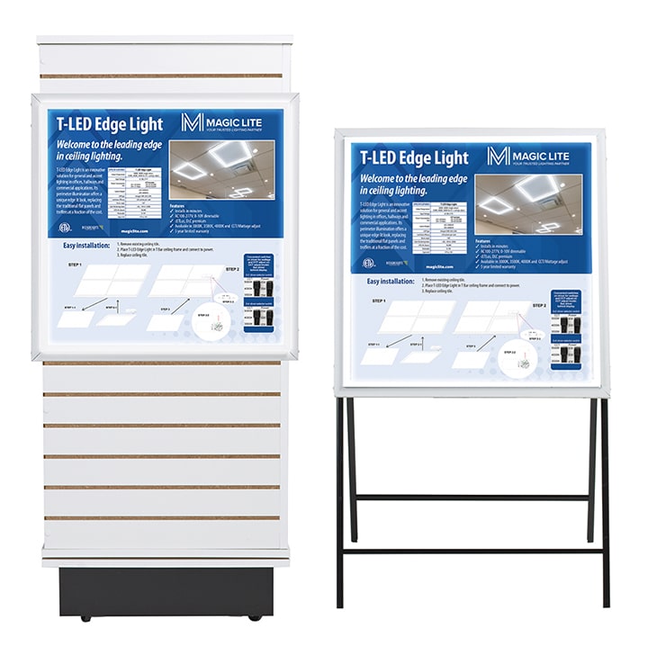 Merchandising Display - T-LED EDGE LIGHTS