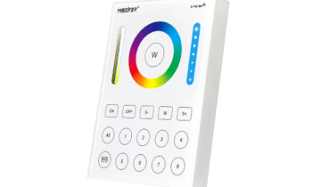 Click to get more information on 8 Zone RGB+CCT Wall Panel Remote 