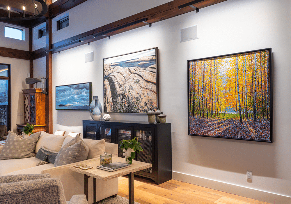 Wall Washer Lights Installed in the Interior of a room